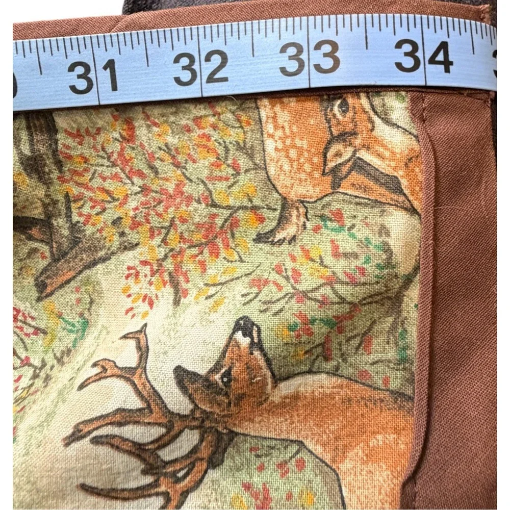 Handmade Deer Stag Table‎ Linens Lot (4) 2 Runners + 2 Placemats Rustic Lodge